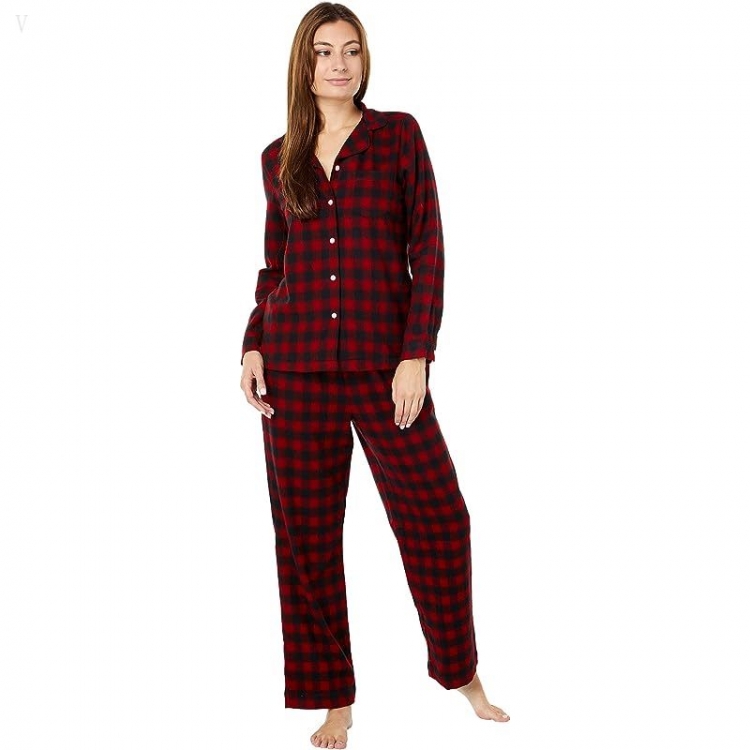 L.L.Bean Scotch Plaid Flannel Pajamas Plaid Rob Roy ID-BNI9iu5t - Click Image to Close