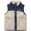 L.L.Bean Sherpa Fleece Vest (Toddler) Soapstone/Carbon Navy ID-puosP8f2