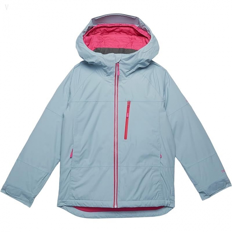 L.L.Bean Wildcat Water Resistant Ski Jacket (Big Kids) Foggy Blue ID-Bn0AApNM - Click Image to Close