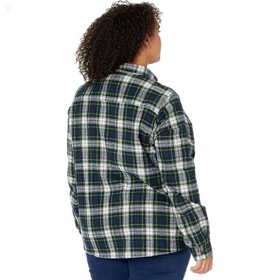 L.L.Bean Plus Size Scotch Plaid Shirt Black Watch ID-RJSXrvfc