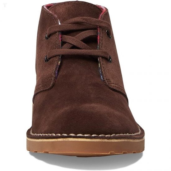 L.L.Bean Stonington Chukka Flannel Root Beer/Royal Stewart ID-fCsxaeVa