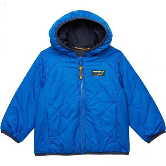 L.L.Bean Mountain Bound Reversible Hooded Jacket (Infant) Deep Sapphire/Carbon Navy ID-bFM4IEkC