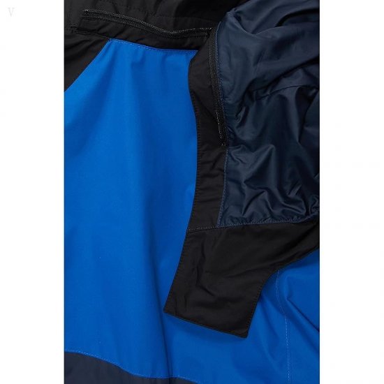 L.L.Bean Fleece Lined Color-Block 3-in-1 (Big Kids) Black/Deep Sapphire ID-Y4ZssG5l