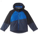 L.L.Bean Fleece Lined Color-Block 3-in-1 (Little Kids) Black/Deep Sapphire ID-ktIrVcRX