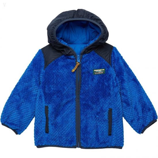 L.L.Bean Mountain Bound Reversible Hooded Jacket (Infant) Deep Sapphire/Carbon Navy ID-bFM4IEkC