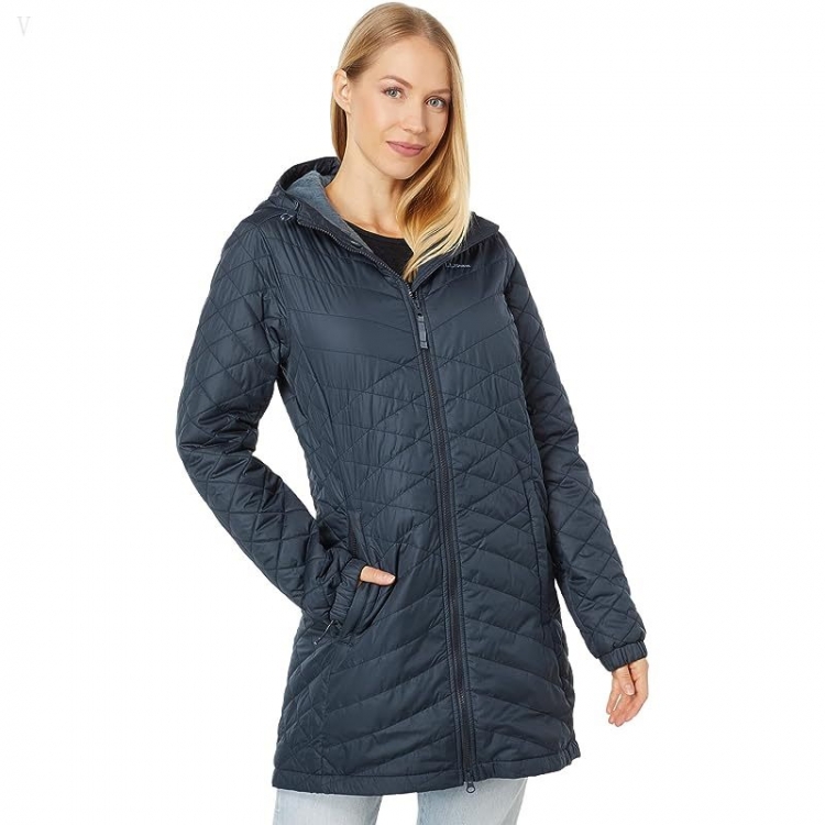 L.L.Bean Fleece Lined Primaloft Coat Carbon Navy ID-cal8LvWf - Click Image to Close