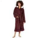 L.L.Bean Wicked Plush Robe Black Plum ID-x4J0D1Bx