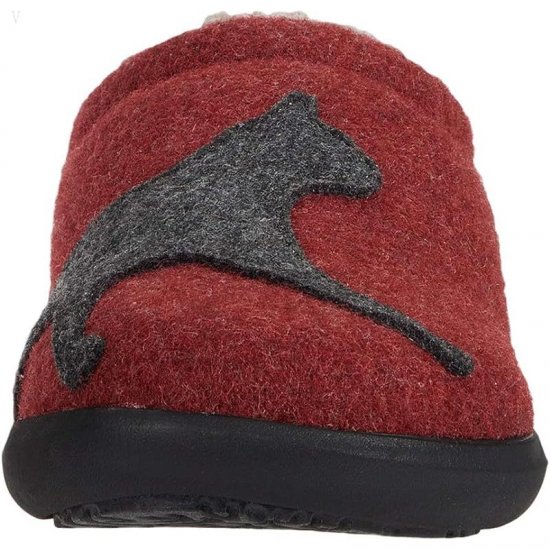 L.L.Bean Daybreak Scuffs Motif Deepest Red/Charcoal Cat ID-lJ3cgfc0