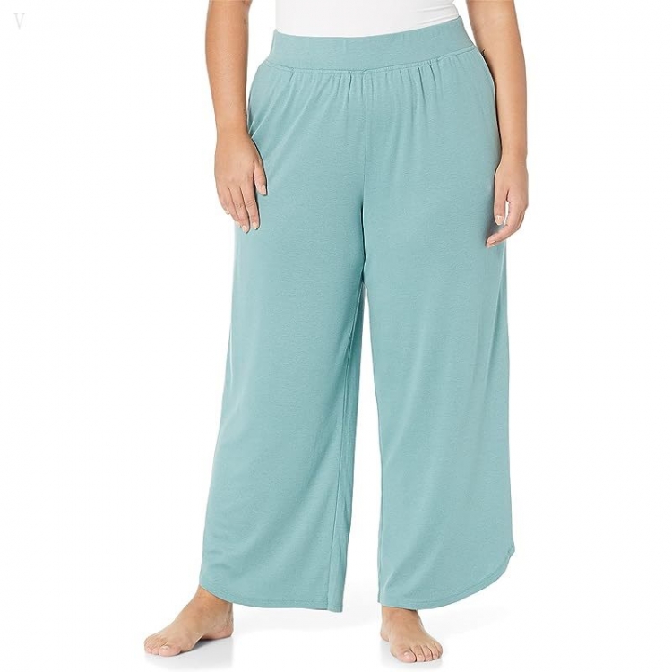 L.L.Bean Plus Size Restore Sleep Pants Sea Pine ID-MvS59Nro - Click Image to Close