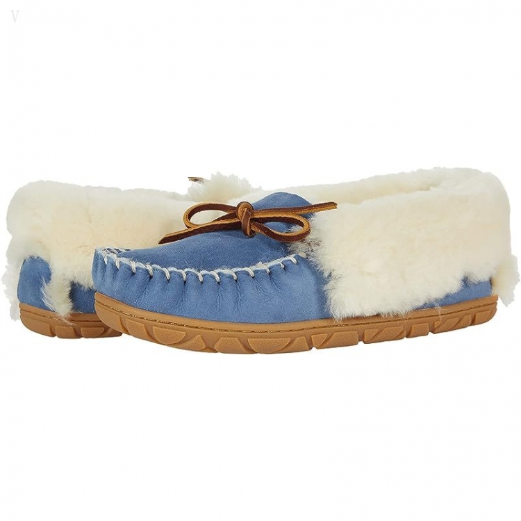 L.L.Bean Wicked Good Moccasins Charcoal Blue ID-6pWcQjC8 - Click Image to Close