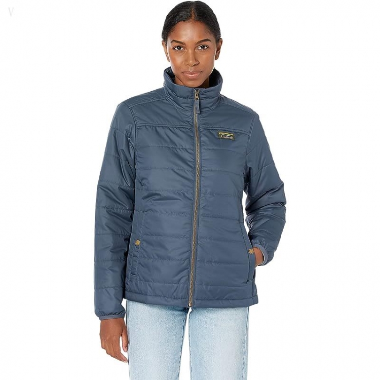 L.L.Bean Petite Mountain Classic Puffer Jacket Gunmetal Gray ID-vuTnXk5w - Click Image to Close