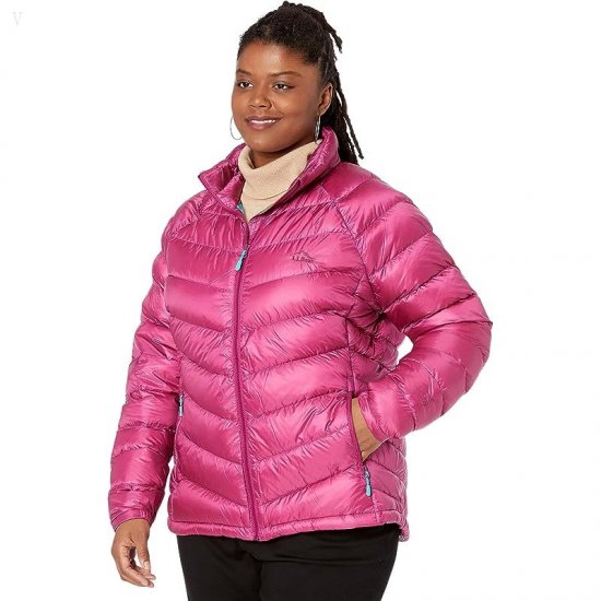 L.L.Bean Plus Size Ultralight 850 Down Jacket Sugarplum ID-KyiSoPZo