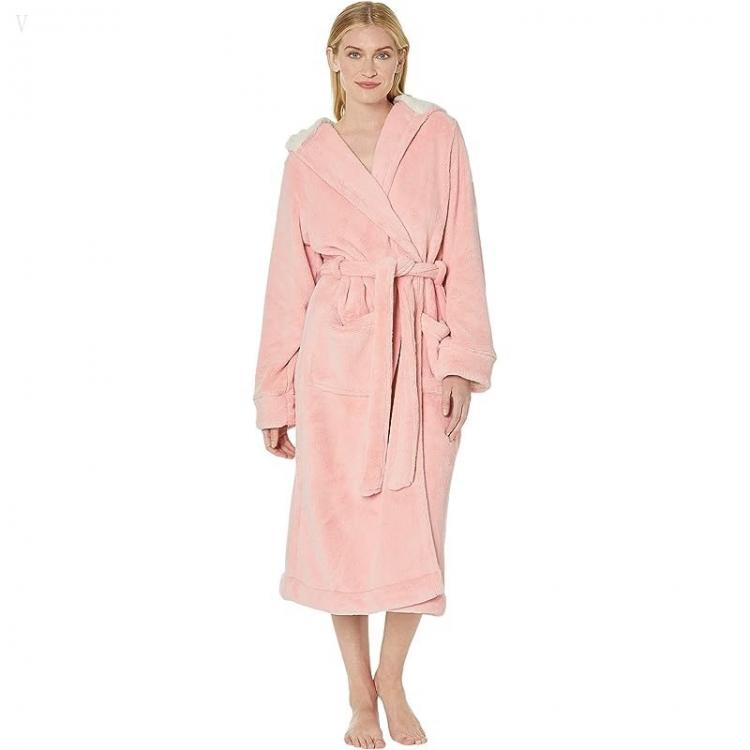 L.L.Bean Wicked Plush Robe Woodrose ID-J4hTKlMo - Click Image to Close