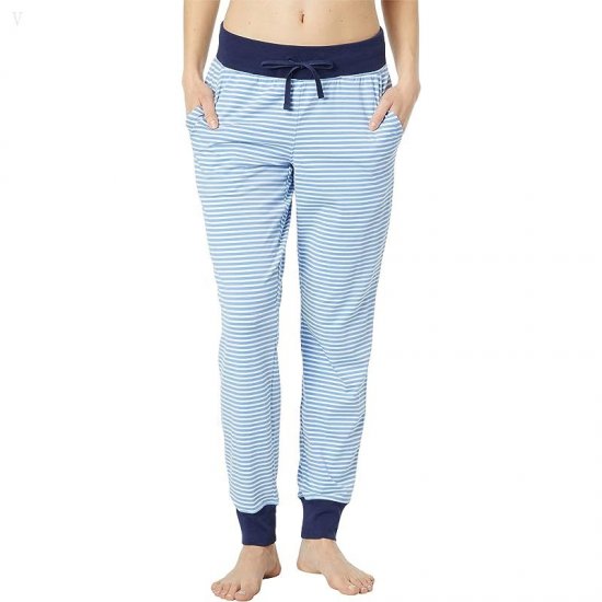 L.L.Bean Super Soft Shrink-Free Lounge Set Stripe Arctic Blue Stripe ID-Dc3SOMa7