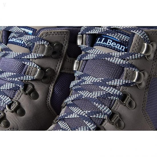 L.L.Bean Mountain Classic Water Resistant Hiker Frost Gray/Raw Indigo ID-DmthIQDN