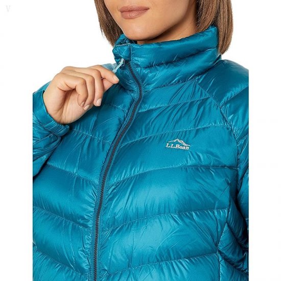 L.L.Bean Plus Size Ultralight 850 Down Jacket Deep Lagoon ID-Z8dzs1DY