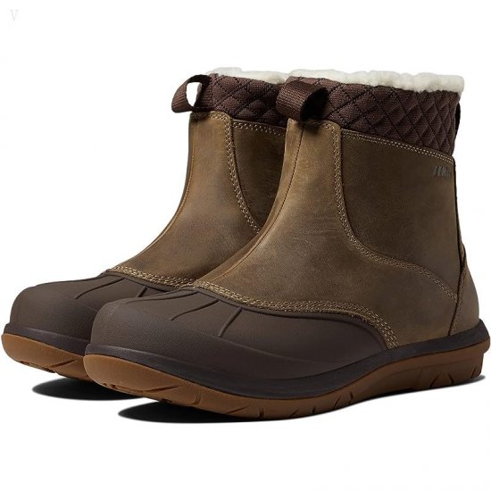 L.L.Bean Storm Chaser Boots Zip 5 Taupe/Bean Boot Brown ID-AUKqcvzP