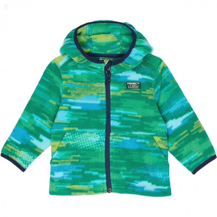 L.L.Bean Mountain Classic Fleece Print (Toddler) Kelly Green Digi Camo ID-8s4Afqbe - Click Image to Close