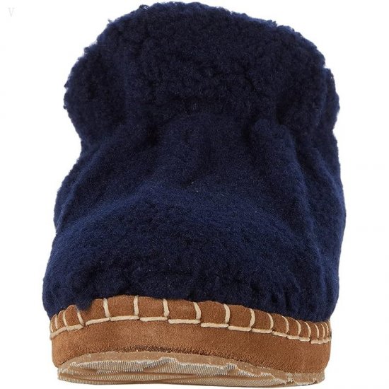 L.L.Bean Cozy Slipper Bootie Pile Fleece Bright Navy ID-VbCusYgs