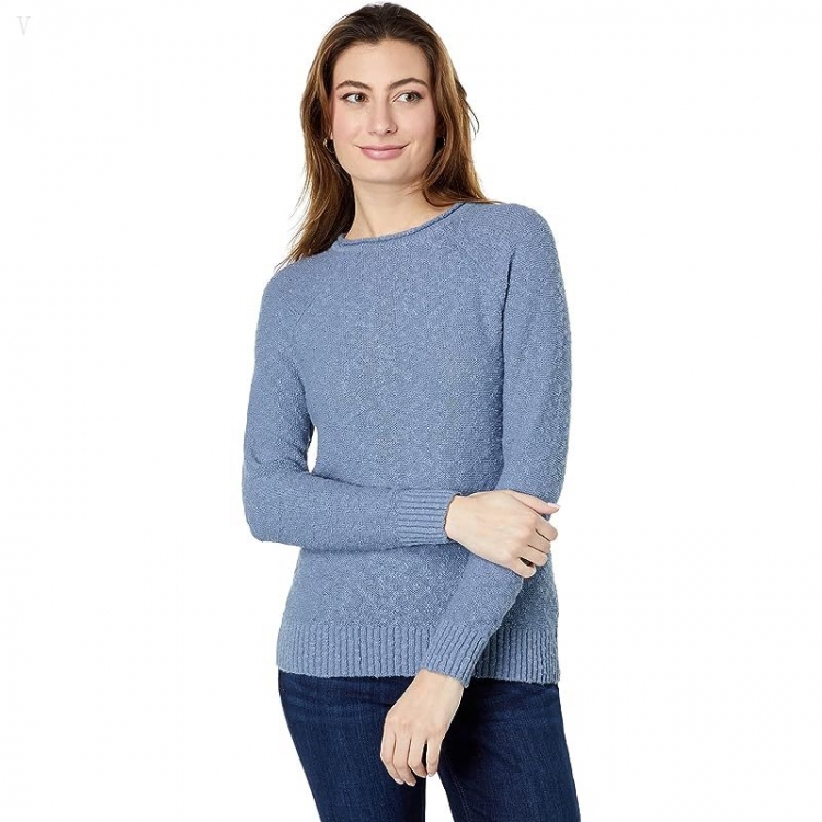 L.L.Bean Midweight Cotton Slub Rollneck Pullover Soft Indigo ID-ZCwWL6Nb - Click Image to Close