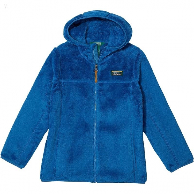 L.L.Bean Hi-Pile Fleece (Little Kids) Marine Blue ID-SU2auNzM - Click Image to Close