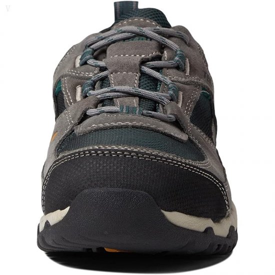 L.L.Bean Trail Model Hiker 4 Water Resistant Low Asphalt/Black Forest Green ID-JybRcBAg