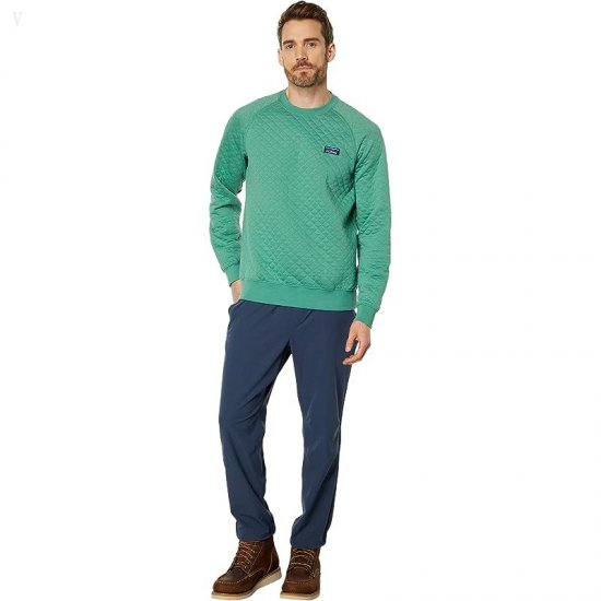 L.L.Bean Quilted Crew Neck Regular Clover ID-mLOTsyg8