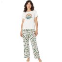 L.L.Bean Petite Springtime Sleep PJ Set Sailcloth Camp ID-KXmNDjjL