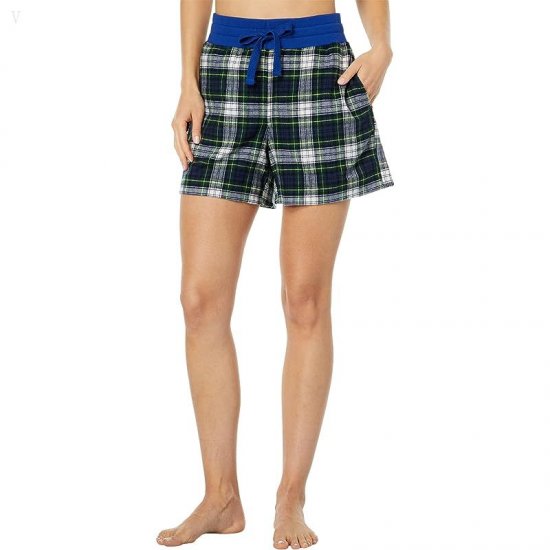 L.L.Bean Scotch Plaid Flannel Sleep Shorts Dress Gordon ID-ytKLkd1Z