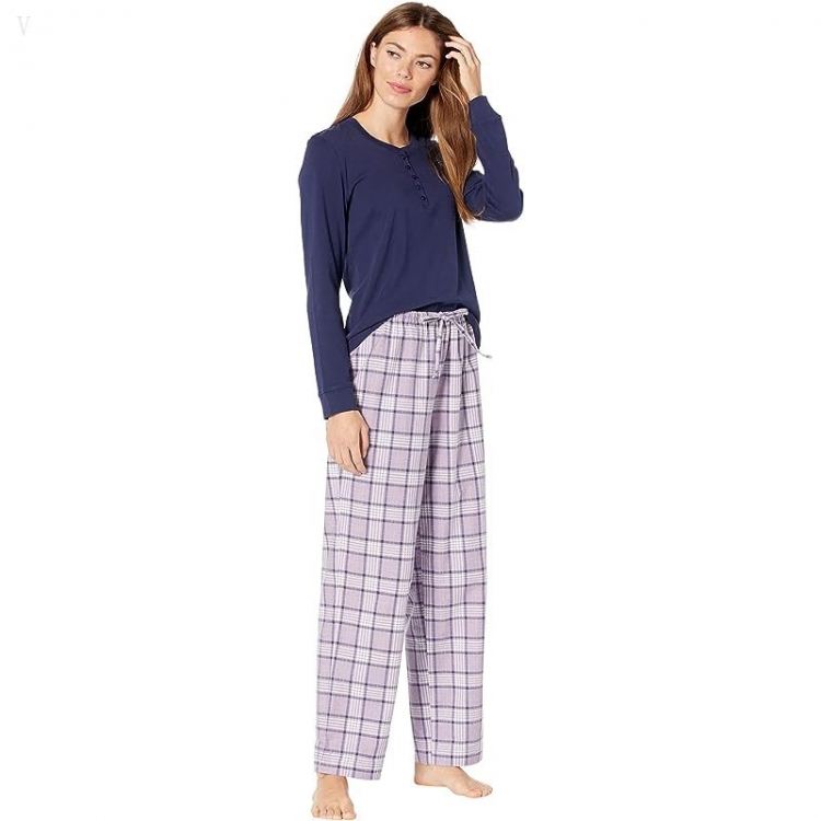 L.L.Bean Cozy PJ Set Vintage Lavender ID-mhHLJxoY - Click Image to Close