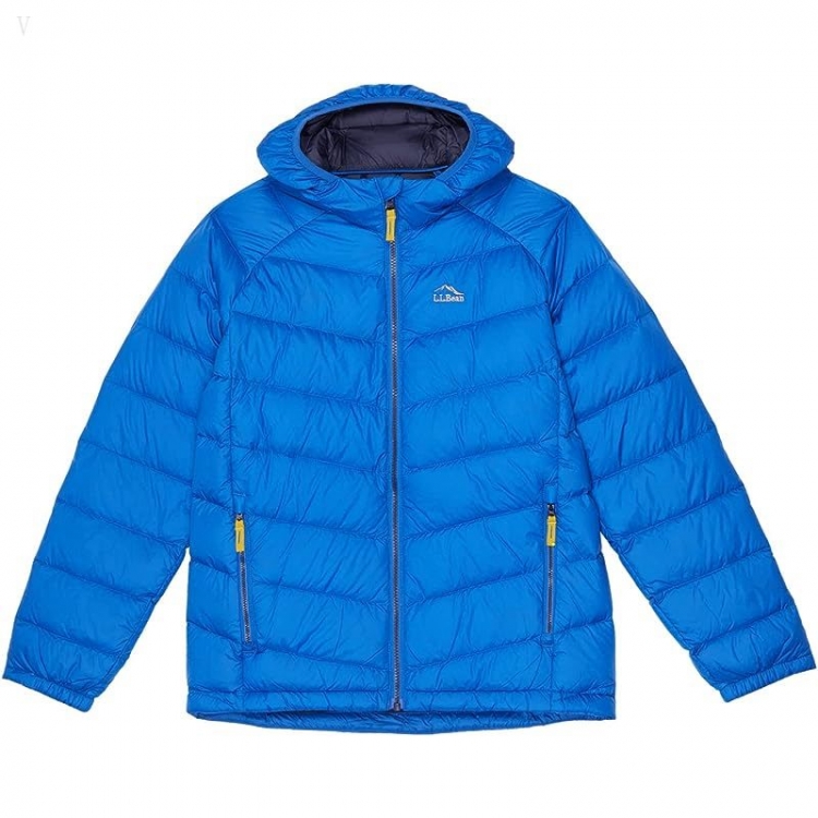 L.L.Bean Ultralight 650 Down Jacket (Big Kids) Deep Sapphire ID-EW13siQ7 - Click Image to Close