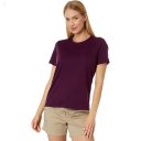 L.L.Bean Pima Crew Neck Short Sleeve Royal Plum ID-3yjvd8Tc