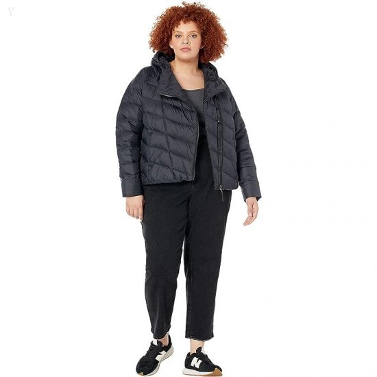 L.L.Bean Plus Size Boundless Down Puffer Jacket II Dark Black ID-nqkPPxJK