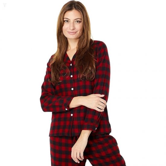 L.L.Bean Petite Scotch Plaid Flannel Pajamas Plaid Rob Roy ID-g7nmEgq7