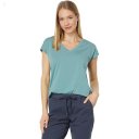 L.L.Bean Beyond Soft Short Sleeve V-Neck Tee Sea Pine ID-tITkJd2b