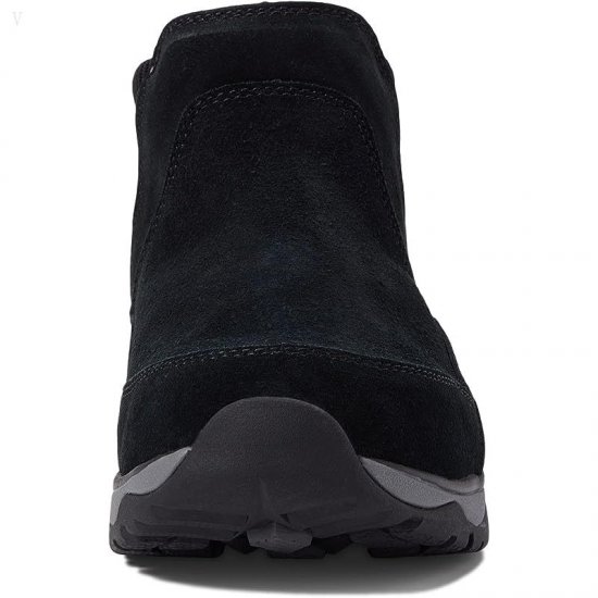 L.L.Bean Snow Sneaker 5 Ankle Boot Water Resistant Insulated Pull-On Black/Graphite ID-Cud3zzTS