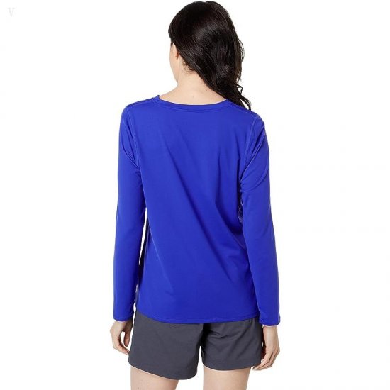 L.L.Bean Sunsmart UPF 50+ Sun Shirt Cobalt ID-5nHPJS1U