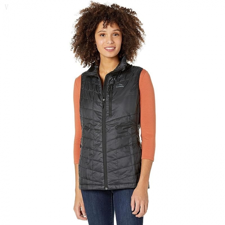 L.L.Bean Primaloft Packaway Vest Black ID-l1ziBqse - Click Image to Close