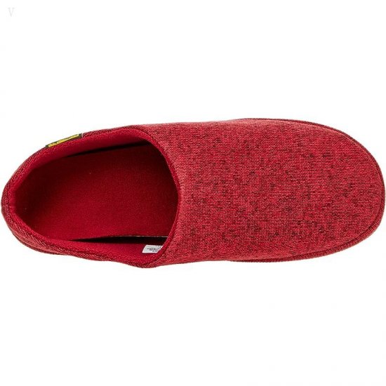 L.L.Bean Sweater Fleece Slipper Scuff II Mountain Red ID-UMWYHS5E