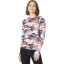 L.L.Bean Petite Midweight Baselayer Crew Long Sleeve Print Rosewood Camo ID-GLzWsQbe