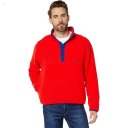 L.L.Bean Bean's Classic Snap Fleece Pullover Print Adults Lobster Red ID-NHkXCOJA