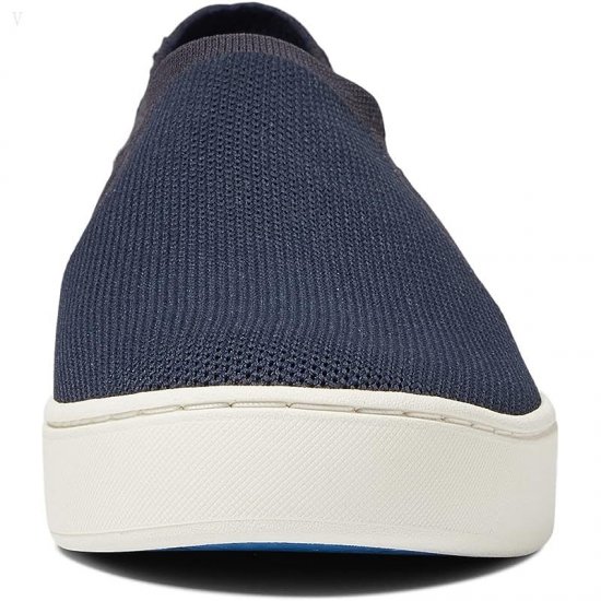 L.L.Bean Eco Bay Knit Sneaker Slip-On Classic Navy ID-Kh7aDR3Y