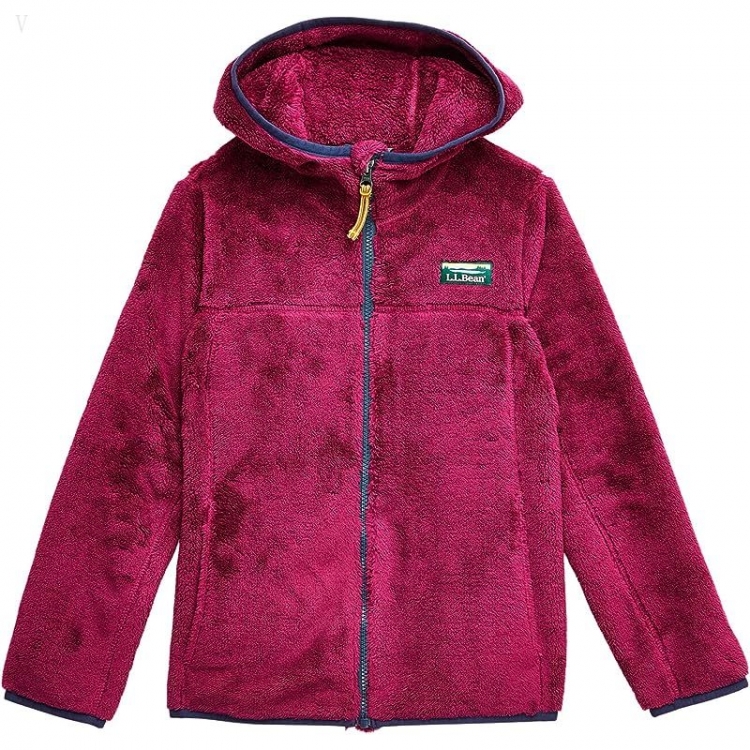 L.L.Bean Hi-Pile Fleece (Big Kids) Rich Berry ID-2h4JXsm7 - Click Image to Close