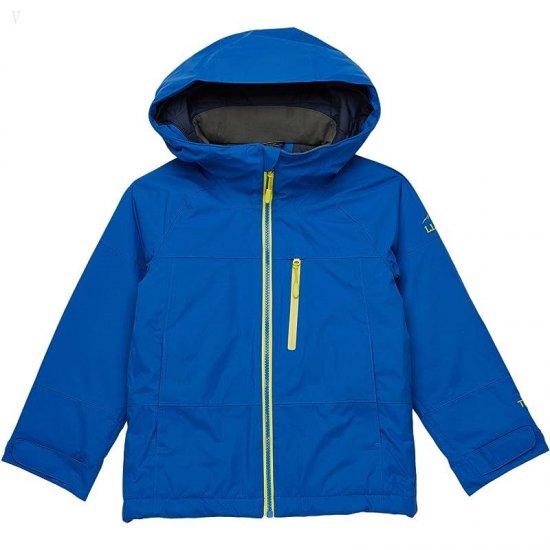 L.L.Bean Wildcat Water Resistant Ski Jacket (Big Kids) Deep Sapphire ID-CQKPRIex