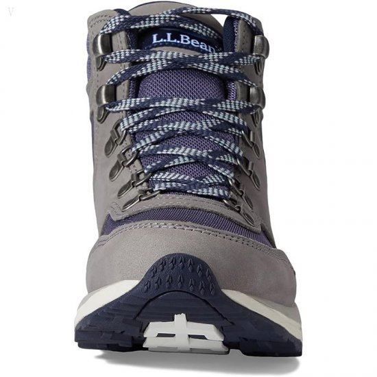 L.L.Bean Mountain Classic Water Resistant Hiker Frost Gray/Raw Indigo ID-DmthIQDN