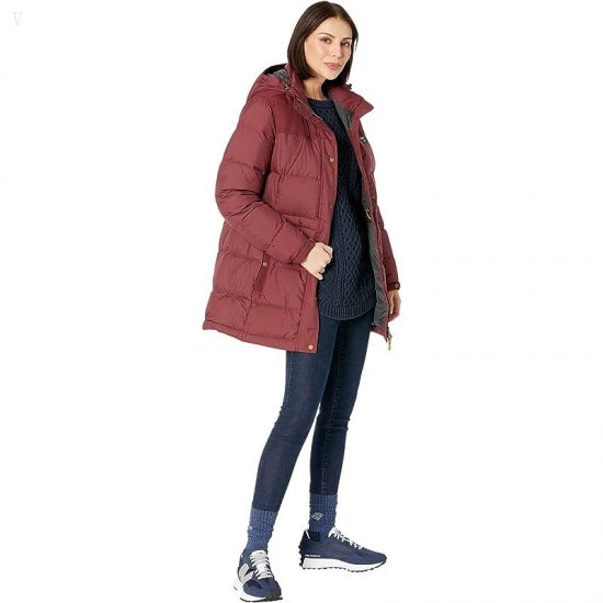 L.L.Bean Mountain Classic Down Parka Burgundy ID-SEcOlJfl