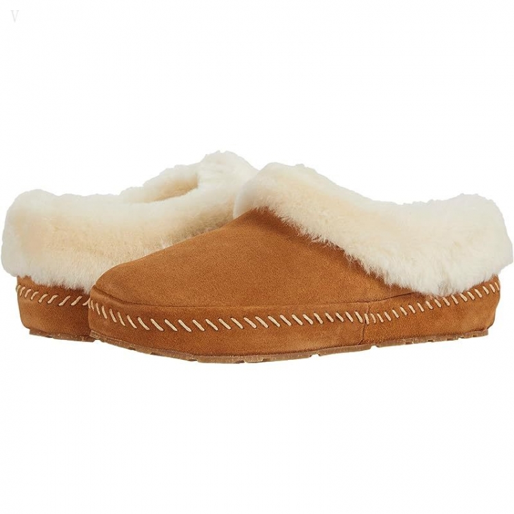 L.L.Bean Wicked Good Slippers Squam Lake Brown ID-2LZTcyCb - Click Image to Close