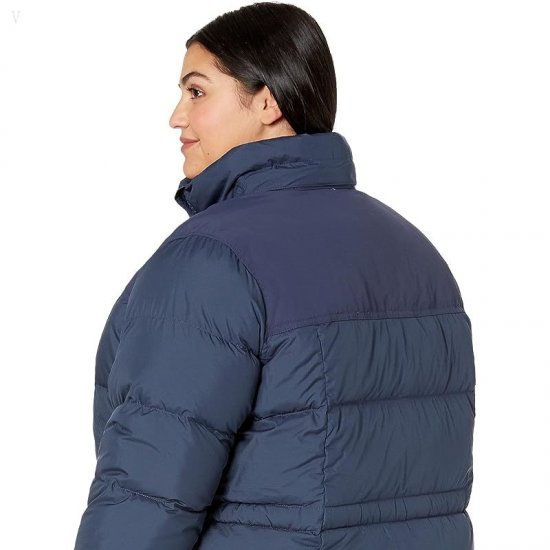 L.L.Bean Plus Size Mountain Classic Down Parka Nautical Navy ID-LBhSj7WN