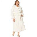 L.L.Bean Plus Size Wicked Plush Robe Cream ID-7ulTAGH3