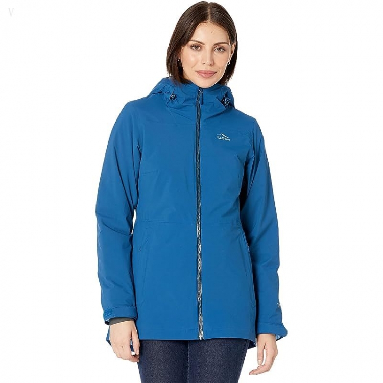 L.L.Bean Waterproof Primaloft Packaway Jacket Dark Marine Blue ID-1JxN9Liy - Click Image to Close